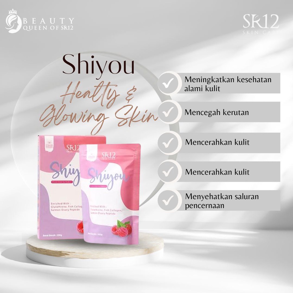 Collagen Drink Shiyou Collagen Beauty Drink Minuman Kolagen Pemutih Badan Pemutih Kulit Tubuh Suplemen Pemutienh Kolagen Drink Pemutih Kulit Minuman Sehat Serbuk Kolagen Shiyou Collagen Drink SR12