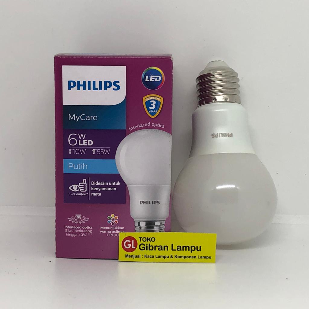 Lampu LED Philips Watt Kecil 3w 4w 6w 8w 10w 12w - LED Bulb Philips MyCare 3 4 6 8 10 12 All Watt