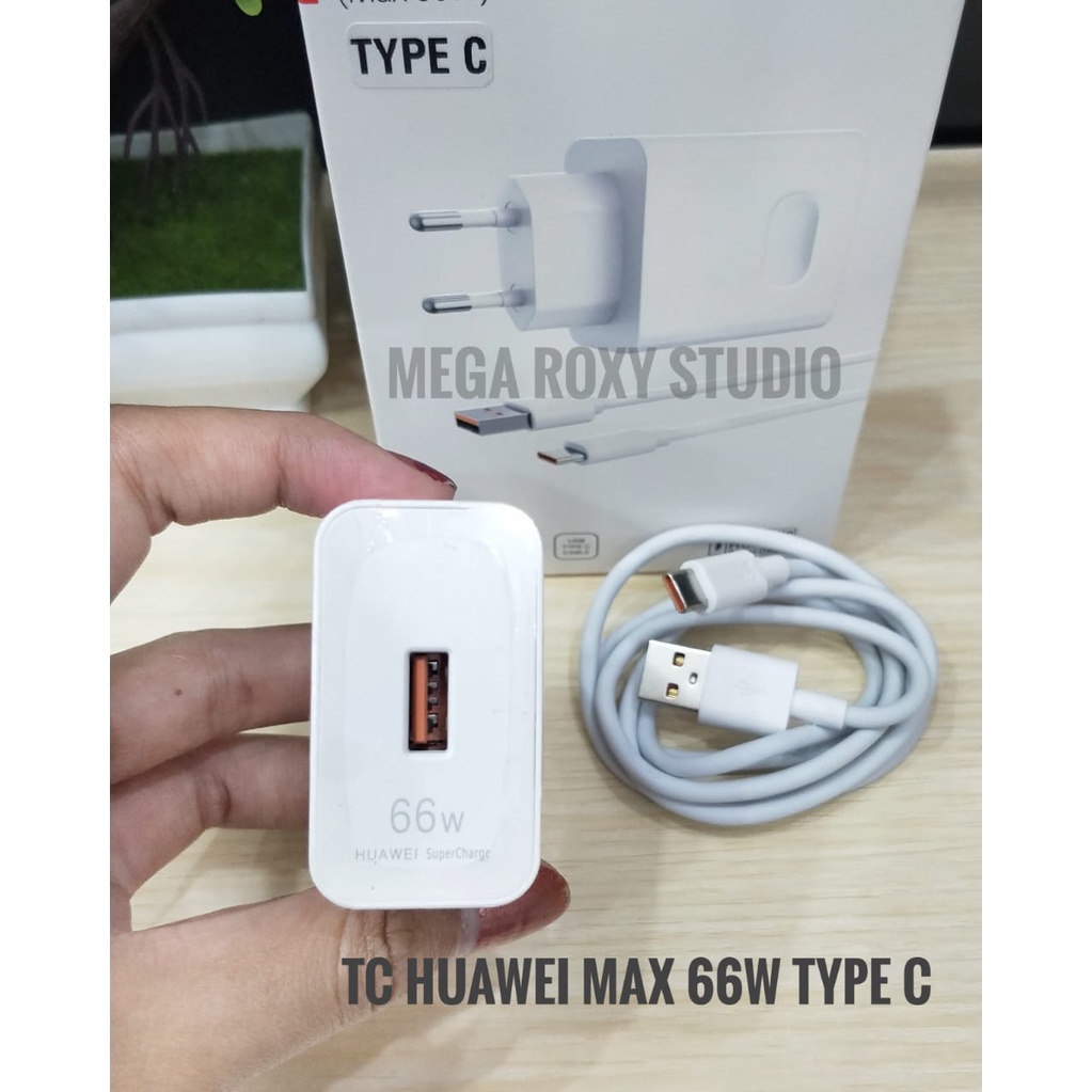 HUA-WEI SuperCharge Wall Charger (Max 66W) | Premium Quality | Universal Compatibility | 8 Layer Safety type-c dan micro