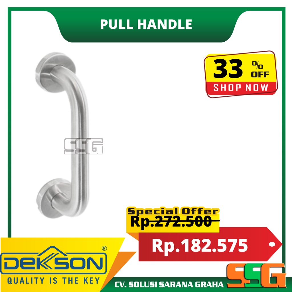 Handle Pintu Dekkson PH D855 19x152 SSS Pull Handle