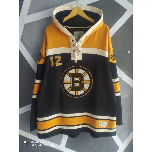 VINTAGE NHL LACER HOODIE BOSTON