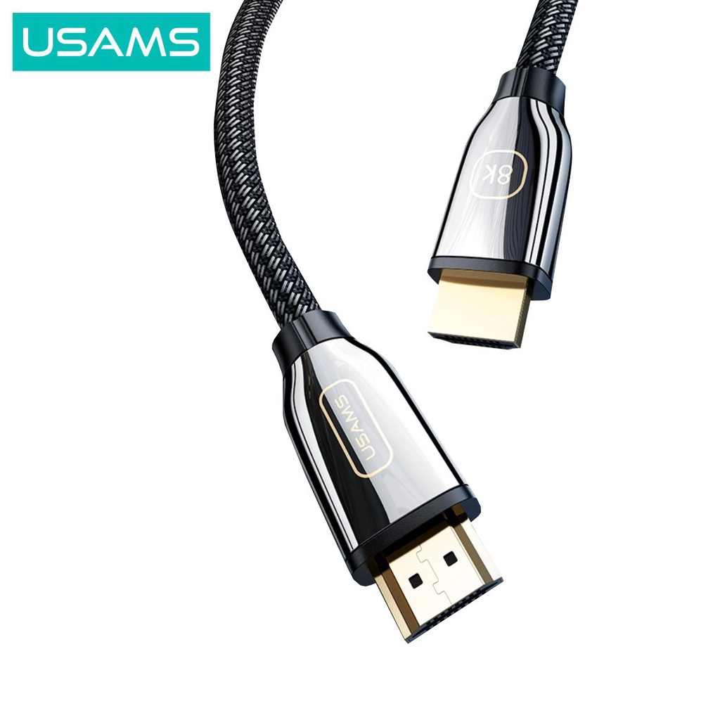 USAMS U67 Kabel  2.1 to Kabel Audio Video Ultra HD 8K/60Hz 4K/120Hz 48Gbps Laptop TV PS5/4/3