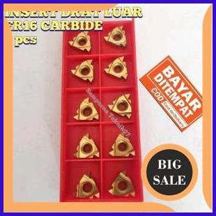 accessories Insert Bubut insert Drat Luar 16ER Mata Pisau Bubut Carbide ER16 Pahat Bubut I