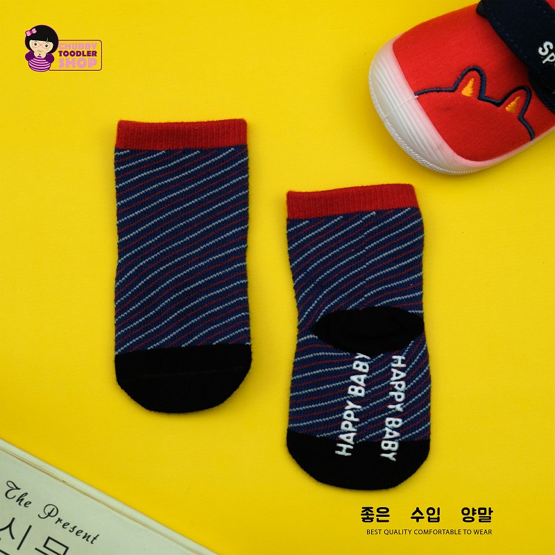 Minipetite SC2136 Kaus kaos kaki anak bayi ankle semata kaki kartun lucu laki laki perempuan usia 0 - 1 tahun
