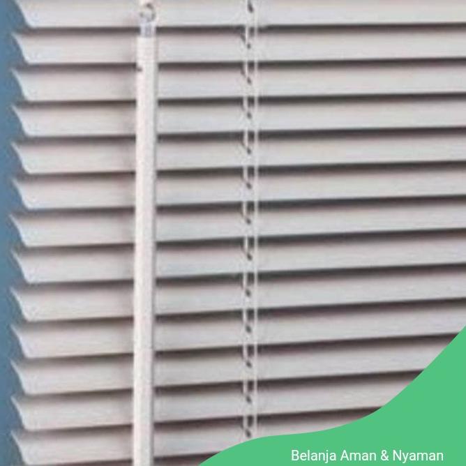 ❆ TIRAI GULUNG PVC JENDELA 60 X 180 CM KRIS VENETIAN BLIND GORDEN Lebar 60 X panjang 180 CM ♠