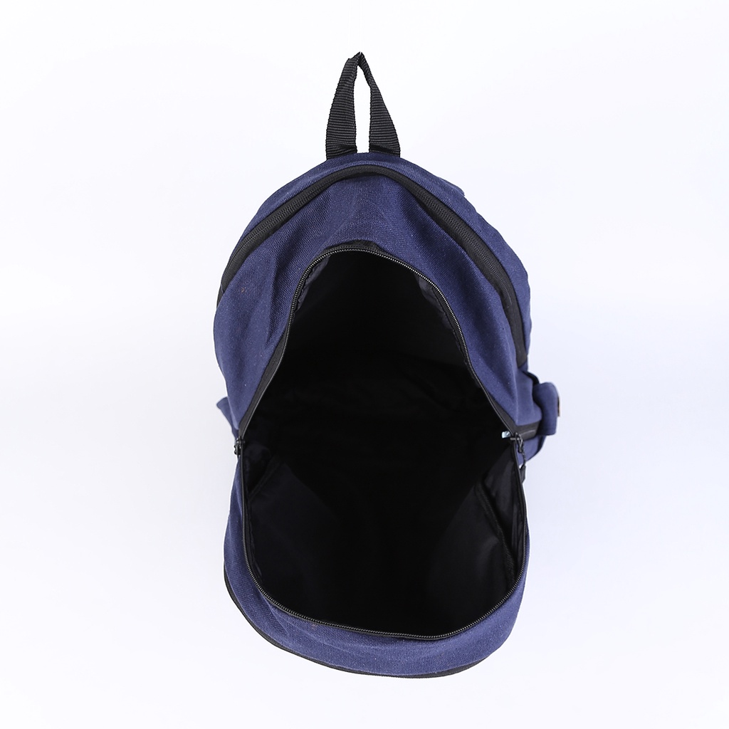 Tas Ransel Gendong Punggung Pria Caual Trendi Kekinian Navy Backpack Cowok Laki Laki Kerja Kuliah Travelling Hangout UC16