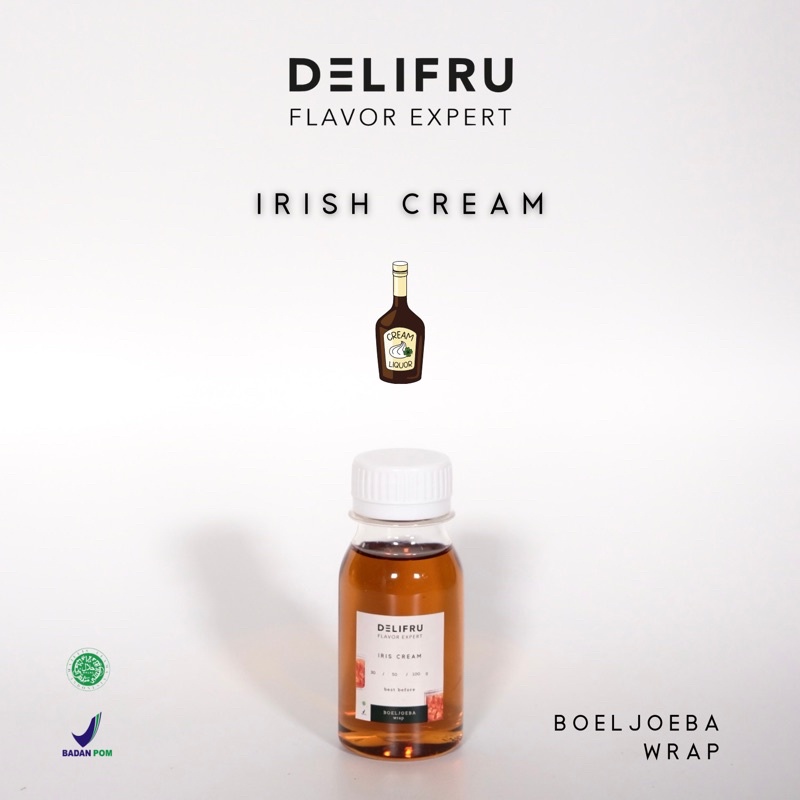 Delifru Iris Cream Syrup Repack [30, 50, 100] g