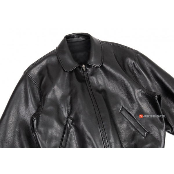 JNK x LODI - Jaket Bomber Crop Top Oversize Wanita Pria Casual Simpel Unisex Bahan Semi Kulit Sintetis Viena Leather Premium Jacket Branded Original Style Korean Mantel Antik Warna Hitam Jumbo Longgar Besar Sweatshrit Polos Vintage Elegan Black Collar New