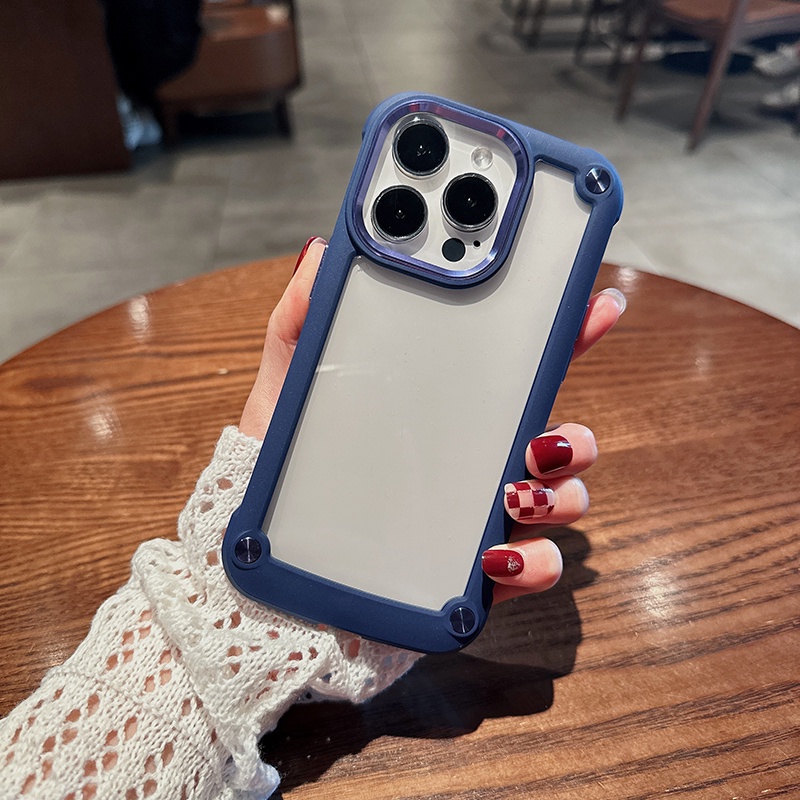 IPHONE Casing shockproof Bening Mewah Untuk Iphone13 12 11 Pro Max X XR XS Max8 7 Plus Akrilik clear hard shell back cover Iphone11 case