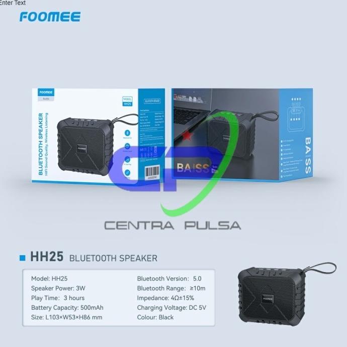 Foomee HH25 BLUETOOTH SPEAKER