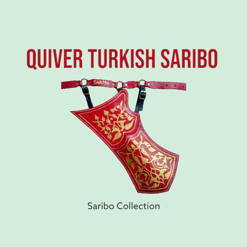QUIVER TURKISH SARIBO , Tas Arrow , Quiver kulit asli