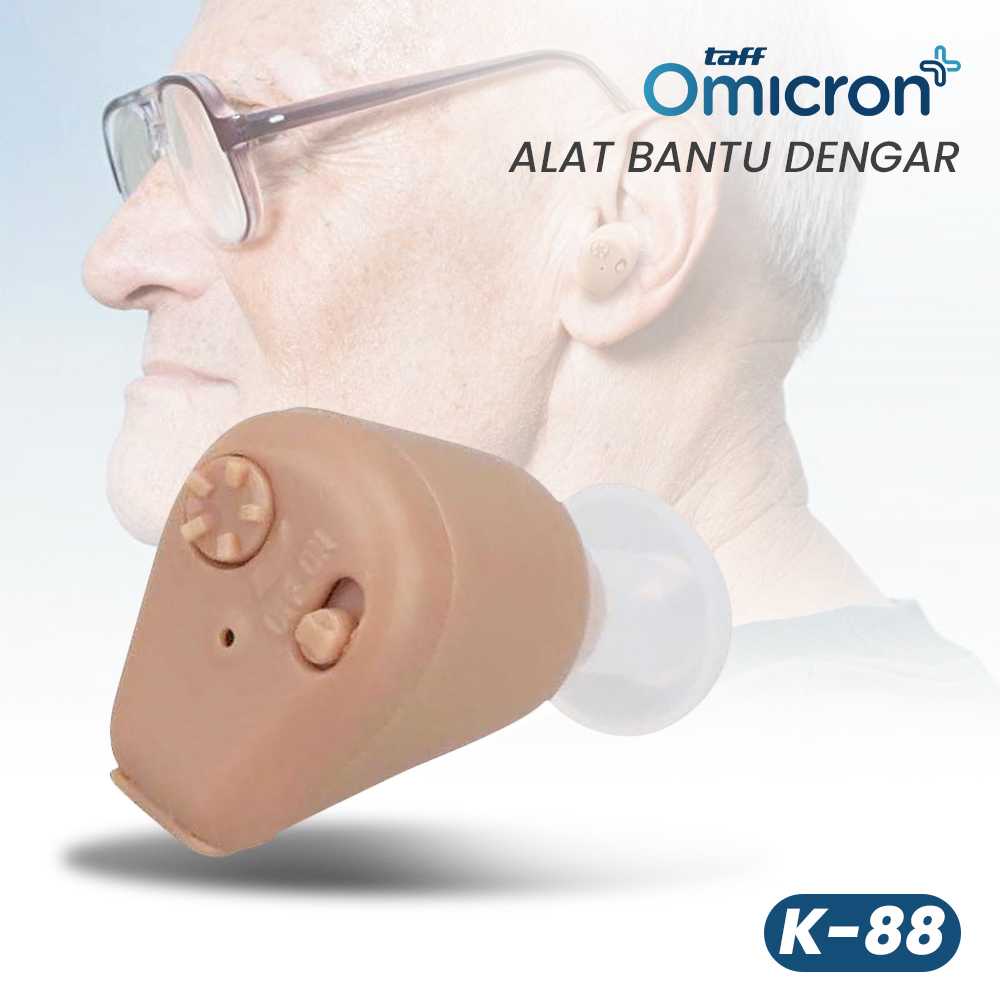 TaffOmicron Alat Bantu Dengar In Ear Hearing Aid - K-88