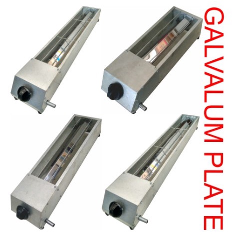 SIAP KIRM panggangan sate gas / bakaran sate gas /  pemanggang sate gas griller 26cm plat galvalum