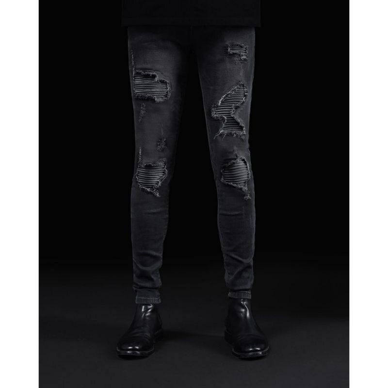 RUCAS Zipper black| Rucas season 9 | Caviar Leather biker long | rucas x btr kos | caviar Leather gr