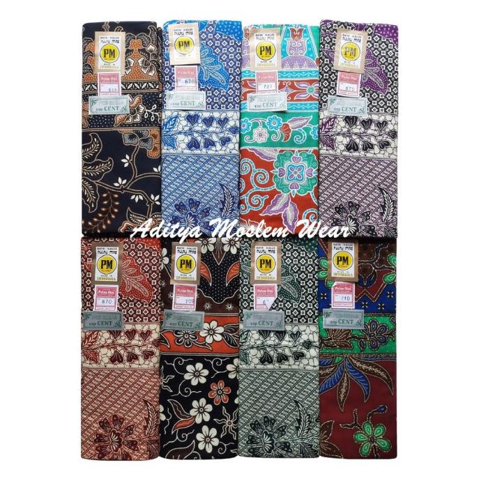 MURAH KAIN SARUNG BATIK PEKALONGAN PM PULAU MAS JARIK BATIK HALUS HJ4654O