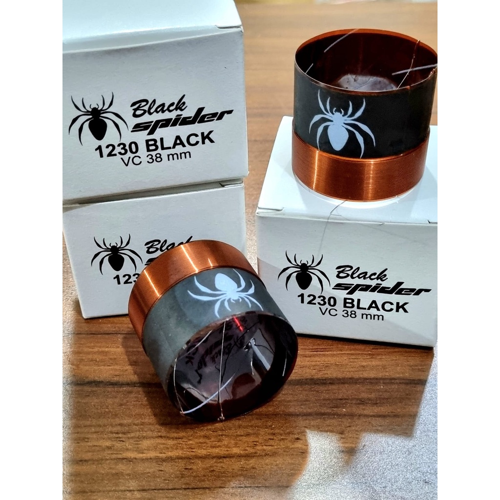 Spull Spool Spul Voice Coil BS1230 Spool Voice Coil Speaker 12 inch Black Spider 1230 VC 38mm Black