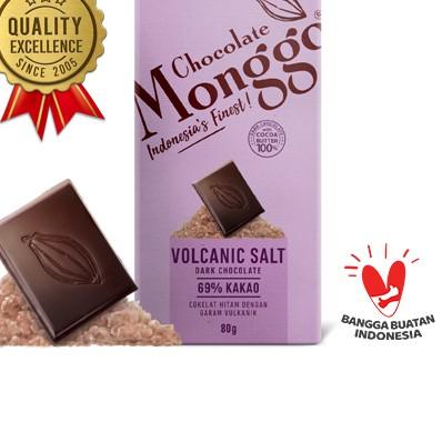 

♦ Chocolate Monggo | Volcanic Salt & Dark Chocolate 80gr | Coklat Murni 100% Kakao butter | Garam Vulkanik & Cokelat hitam ➦