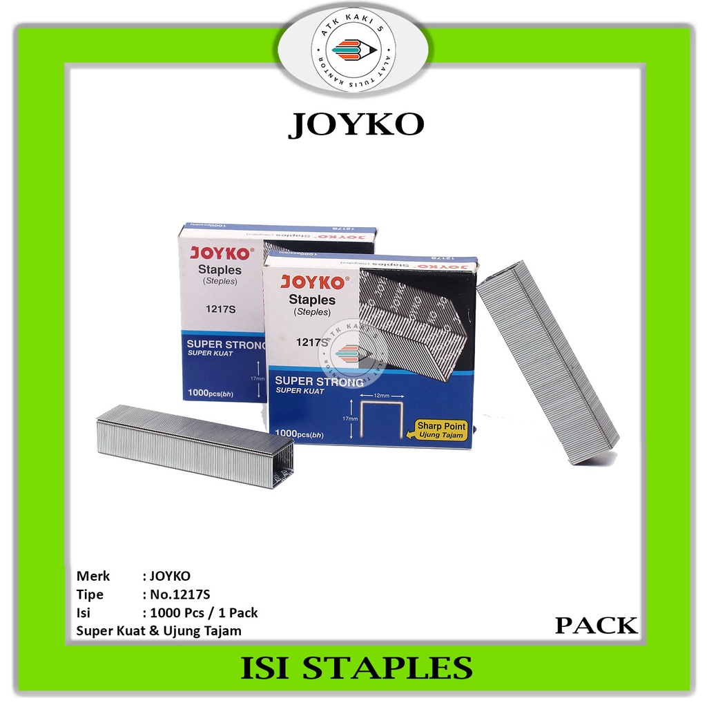 

JOYKO - Isi Staples No. 1217S - Pack