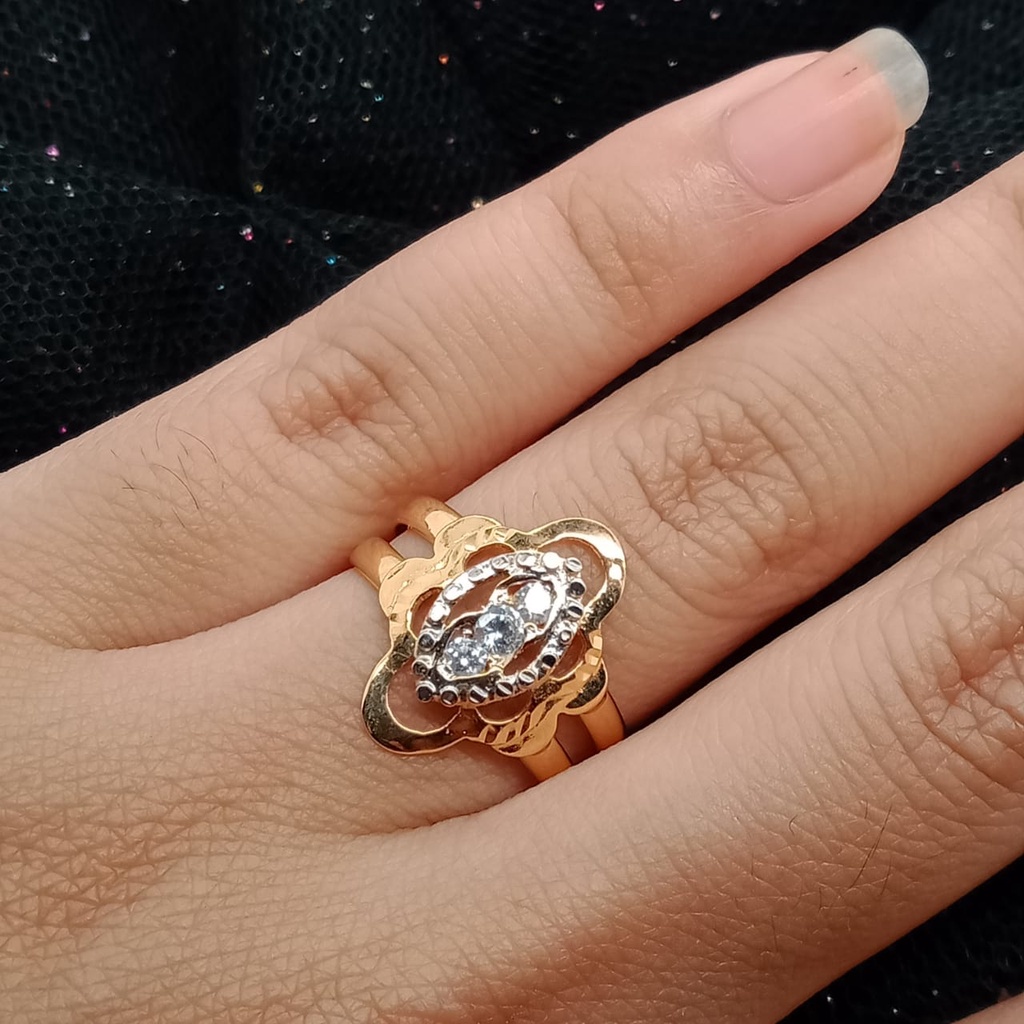 Cincin emas 17k - 2 gr kadar 750 - 4159