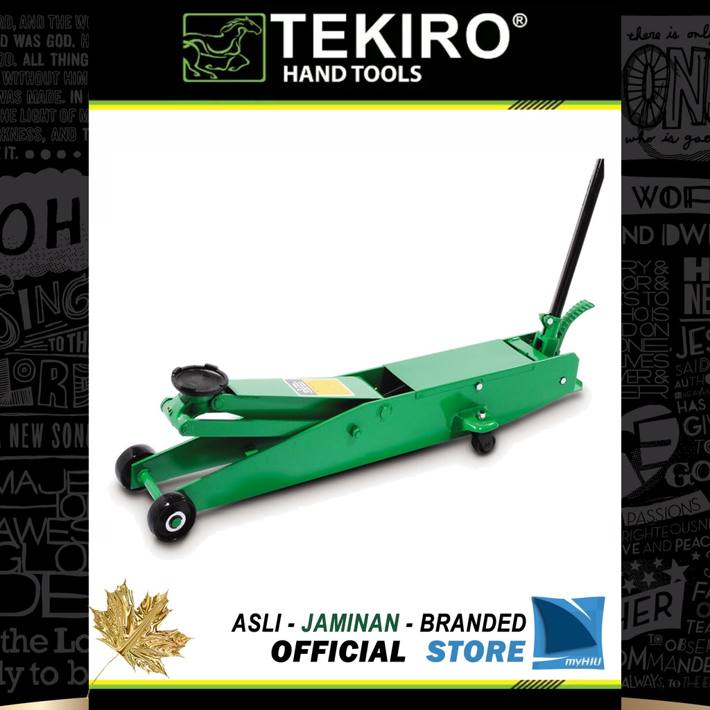 Dongkrak Buaya Panjang 3 ~ 10 Ton untuk Truk / Wide Floor Jack Heavy Lifting TEKIRO