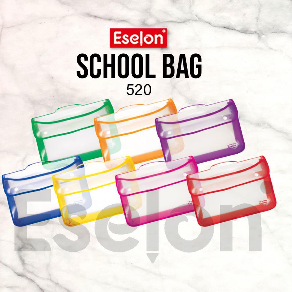 

G93 Map Tas 2 kancing+jaring School bag Folio 520 ESELON / zipper bag Eselon TREND TERKINI ㅏ