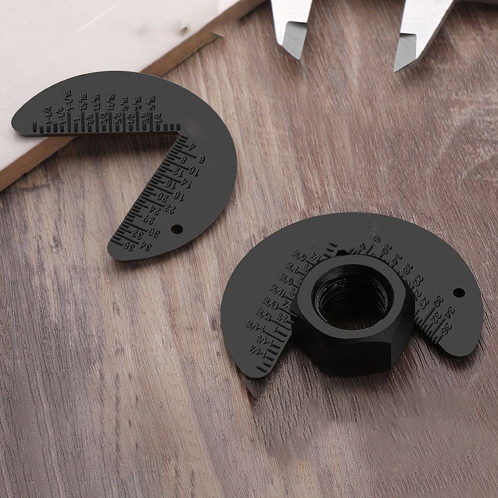 Lanfy Screw Bolt Gauge Metric Screw Gauge Pitch Gauge Alat Ukur Mur Sekrup Hexagon