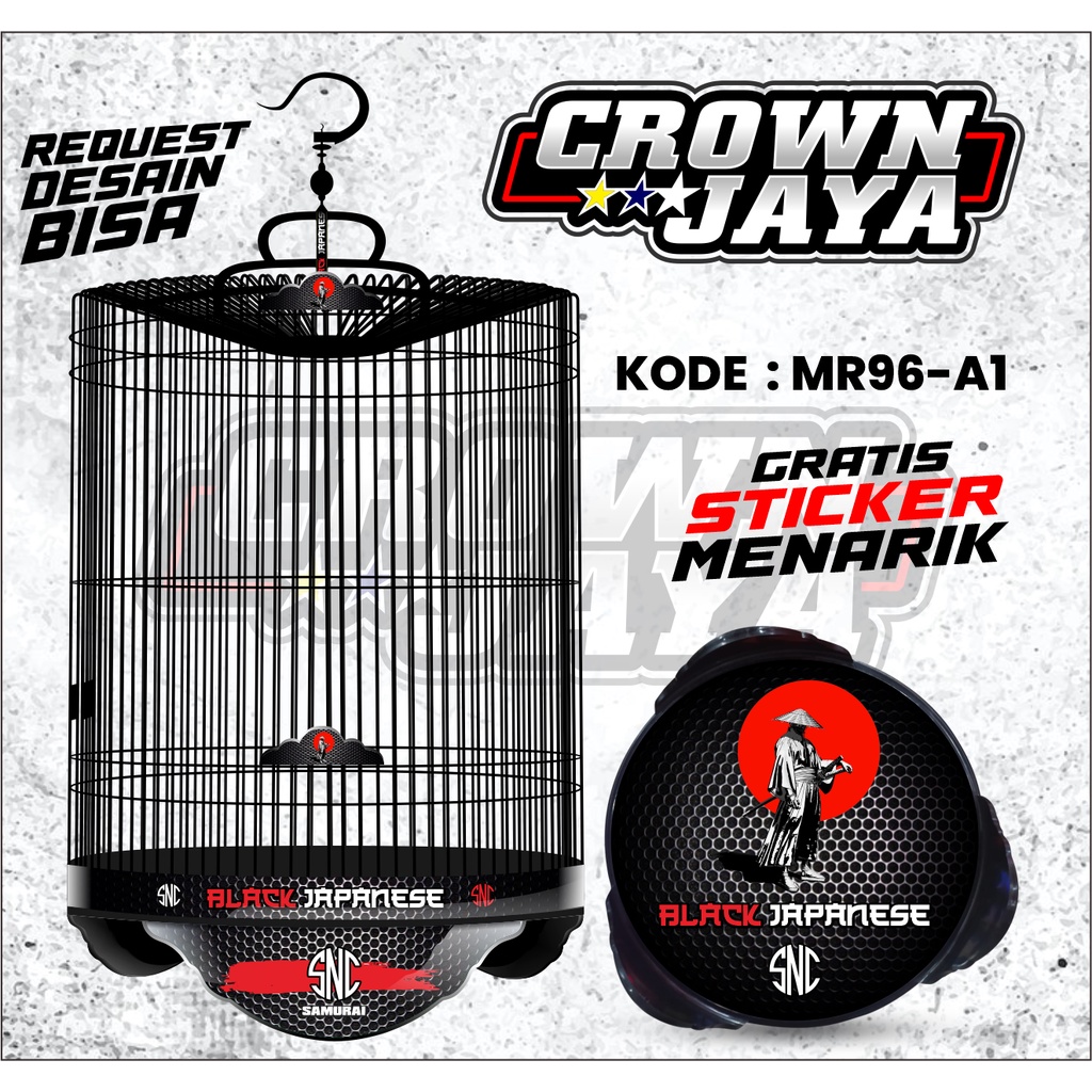 Stiker Decal Murai Tebok Batu - Decal Sangkar Murai Radja Kandang Burung Tebok Bulat - Stiker Tebok 