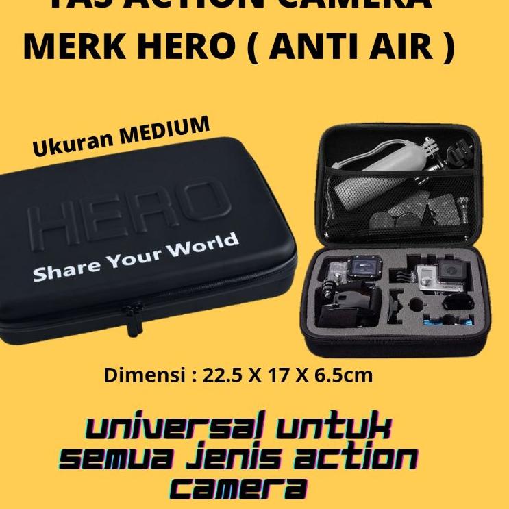 Grosir Promo Tas Gopro Medium Size Waterproof Bag Anti Air Tas Action Camera