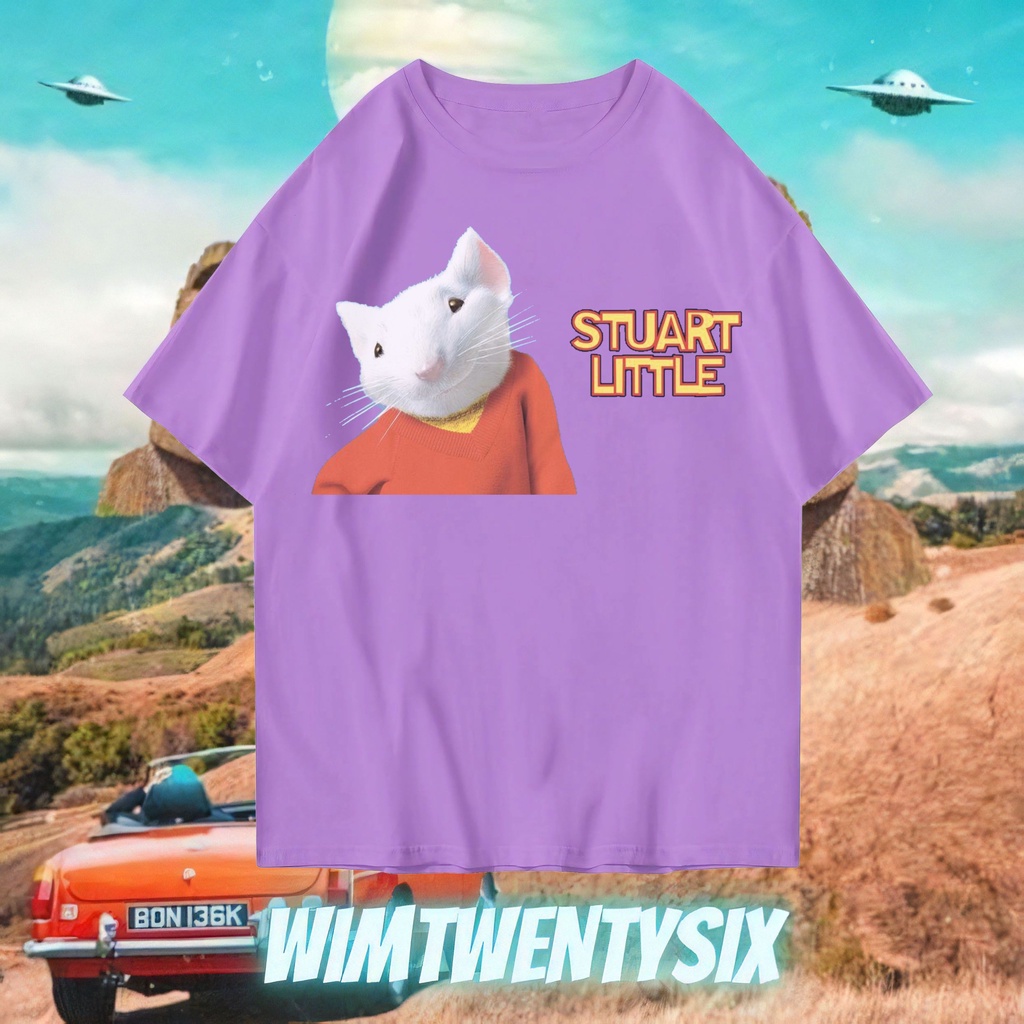 KAOS OVERSIZE STUART LITTLE SIMPLY VINTAGE TEE