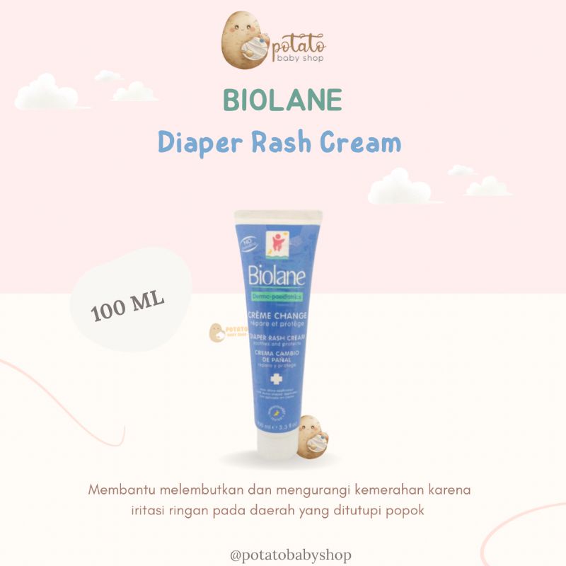 Biolane Diaper Rash Cream 100ml - KRIM RUAM POPOK