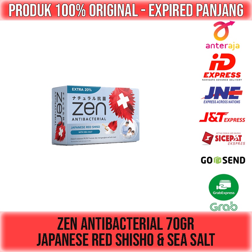 ZEN ANTIBACTERIAL BODY SOAP SABUN MANDI BATANG ANTI BAKTERI 70gr