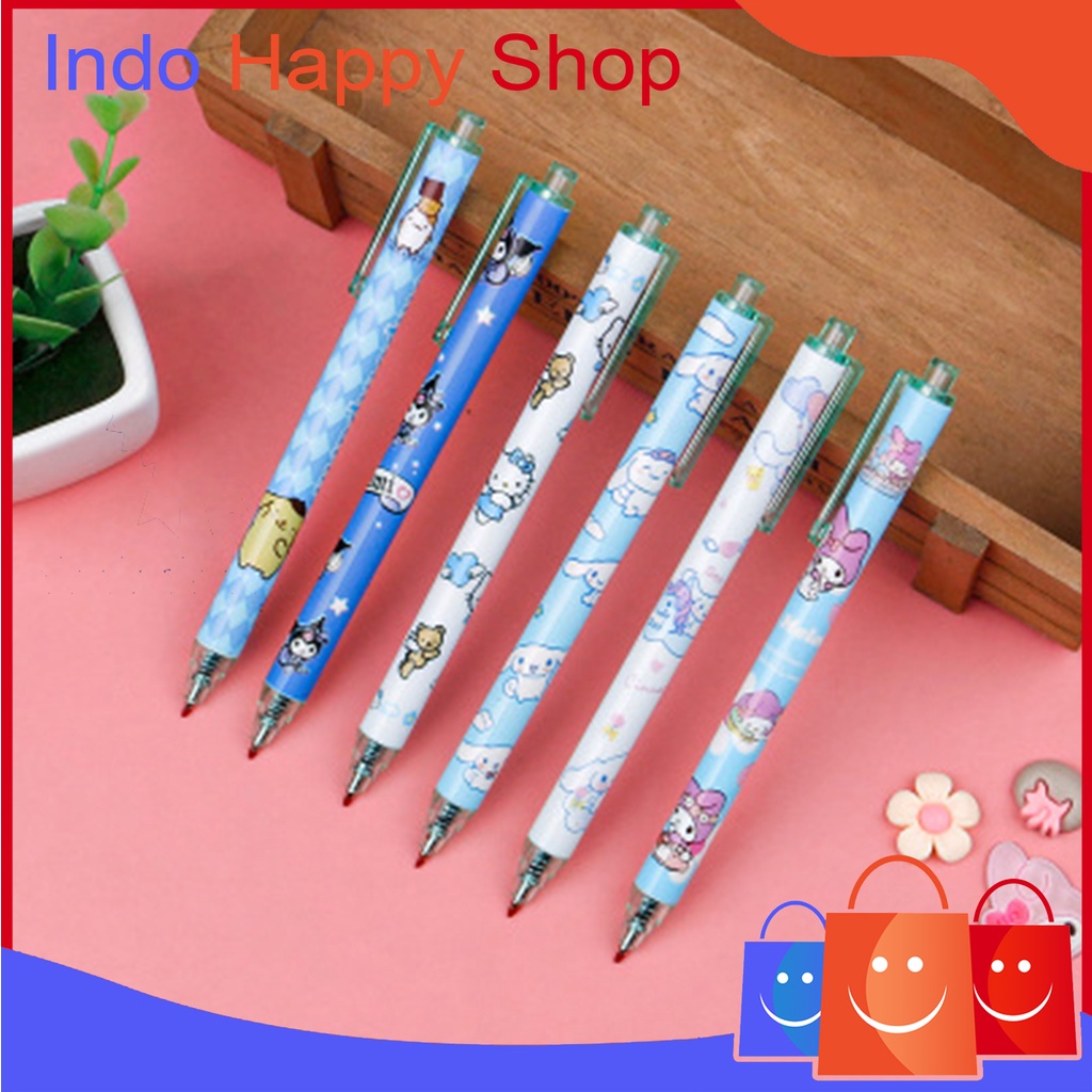

Pulpen Gel Motif Cartoon Pulpen Pelajar Dan Kantor Pena Lucu Cute Object Sanrio Press Gel Pen 604