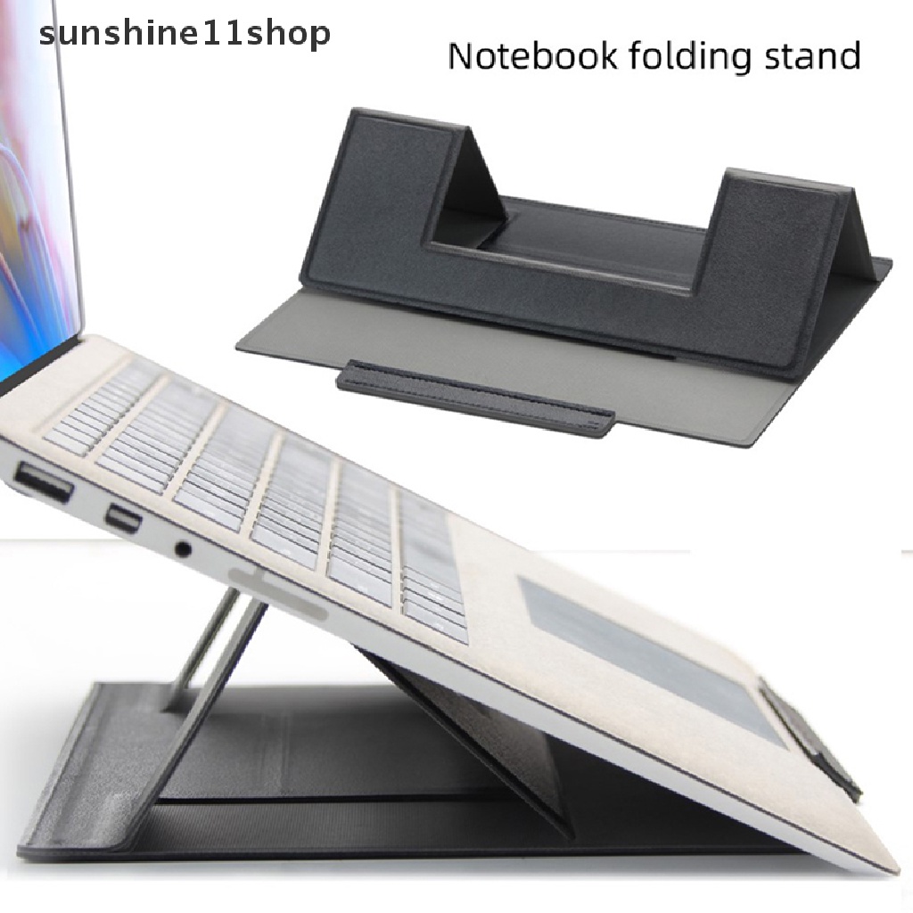 Sho Meja Penghilang Panas Efisien Notebook Memegang Berdiri Laptop Lipat Holder Desain Hollow-Ukir Berdiri N