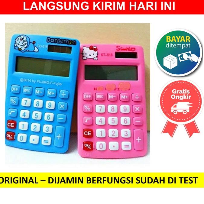 

D40 KALKULATOR KARAKTER DORAEMON CALCULATOR LUCU UNIK MINI DORA EMON HELLOKITTY HELLO KITTY HELO KITY KITTI TERLARIS ジ