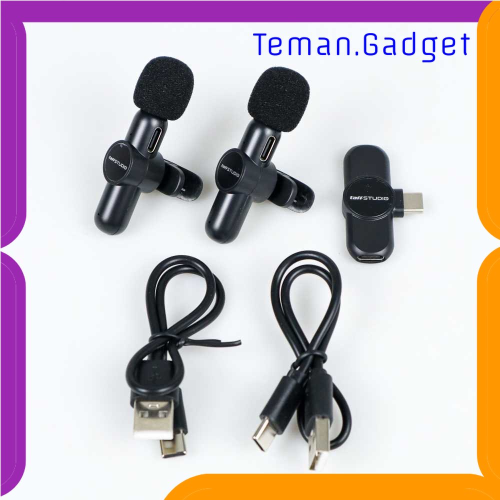 TG - KMR TaffSTUDIO Mikrofon Portable Wireless Lavalier Mic USB Type C - G10