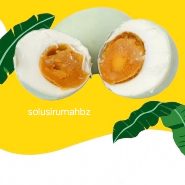 telur asin masir kualitas pabrik pia + peti super egg bebek besar - mentah