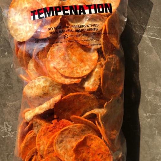 

◘ Keripik tempe Tempenation Balado 500gr ♞