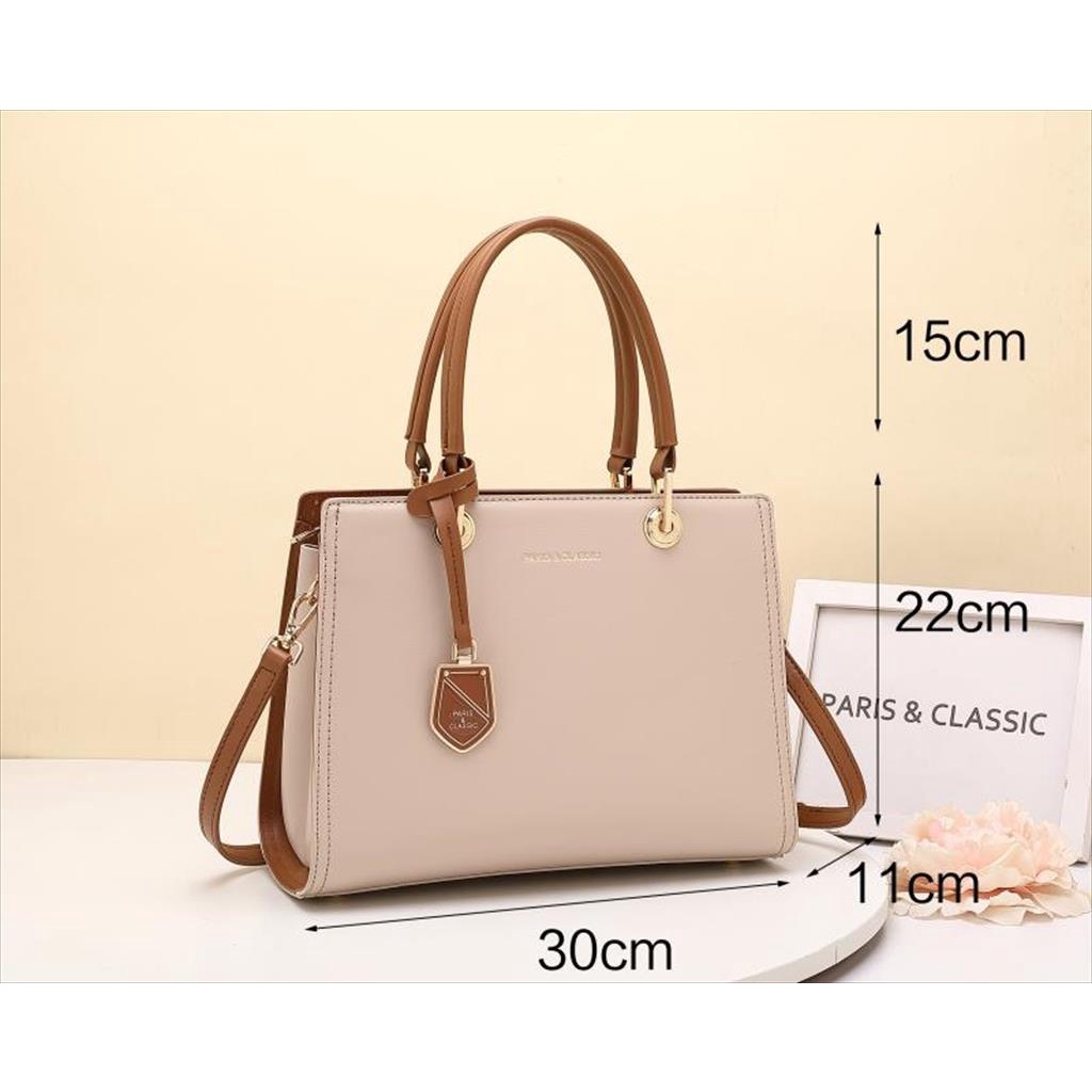 Paris Classic Tas Wanita Fashion Branded Original Import Hand Bag Wanita Tas Kerja Jinjing Wanita [PC1037]