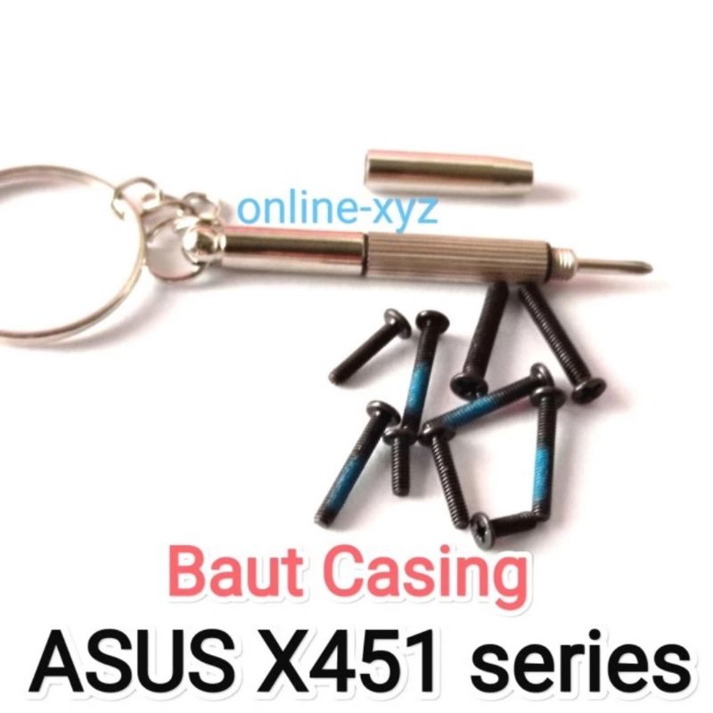 baut mur sekrup casing ASUS X451 X451C X451M X451E X451S X451CA x451ma x451ca
