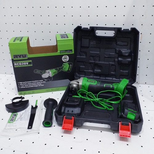 NEW Gerinda Tangan Baterai Brushless Full Set 48V 20V 2 BATERAI Mesin Gerinda Baterai Cordless Grinder MURAH