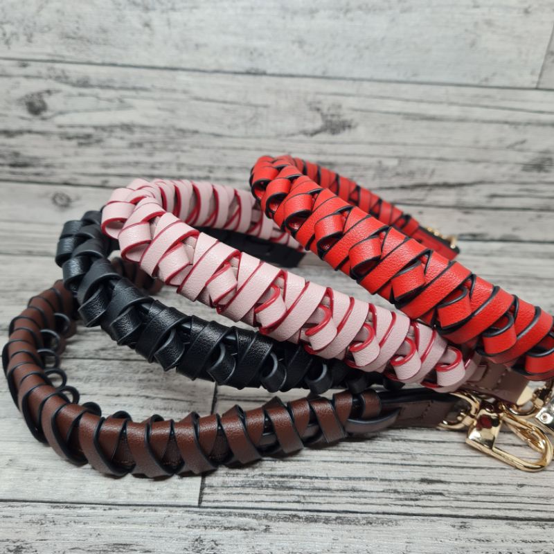 Brielle Short Braided bag strap for bucket bag / tali tas pendek