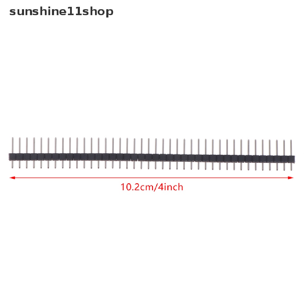 Sho 40pin 1x40 Baris Tunggal Male 2.54 Pin Header PCB JST Konektor Strip Untuk Arduino N