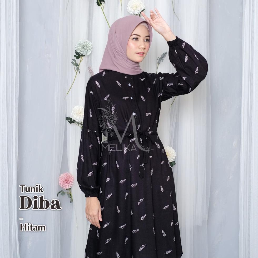REKOMENDASI Melika - Midi Dress/ Daster/Tunik Bahan Rayon Ala Korea