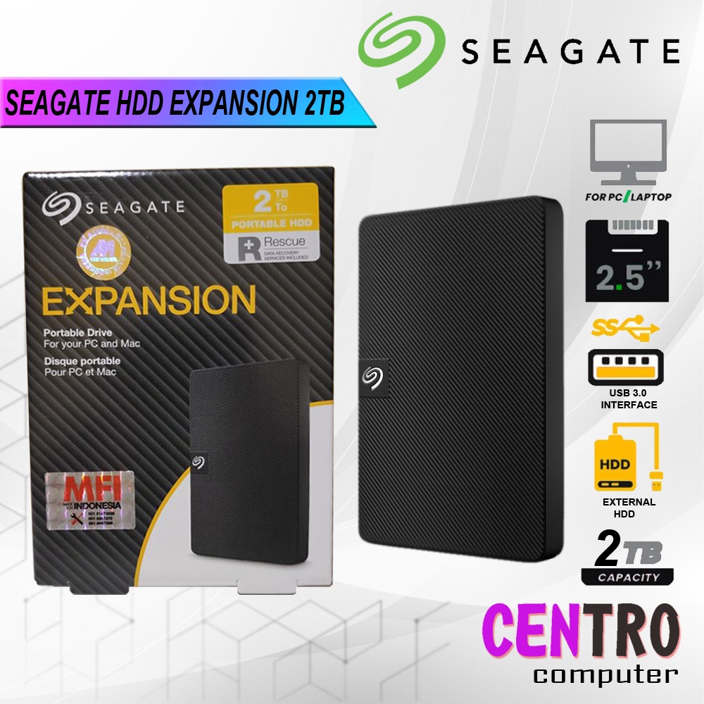 SEAGATE  EXPANSION 2TB  2.5" - HDD external seagate expansion 2tb