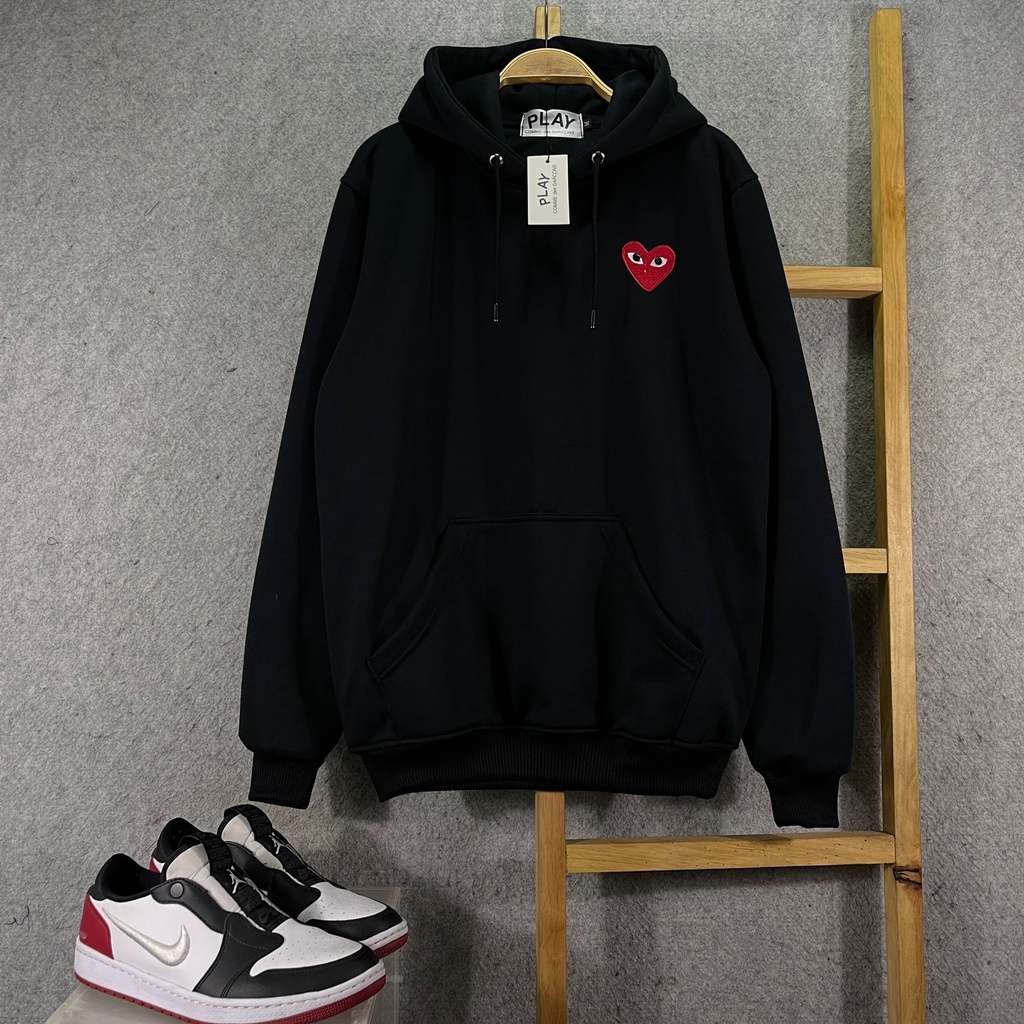 Jaket Hoodie CDG Bordir Premium Full Tag