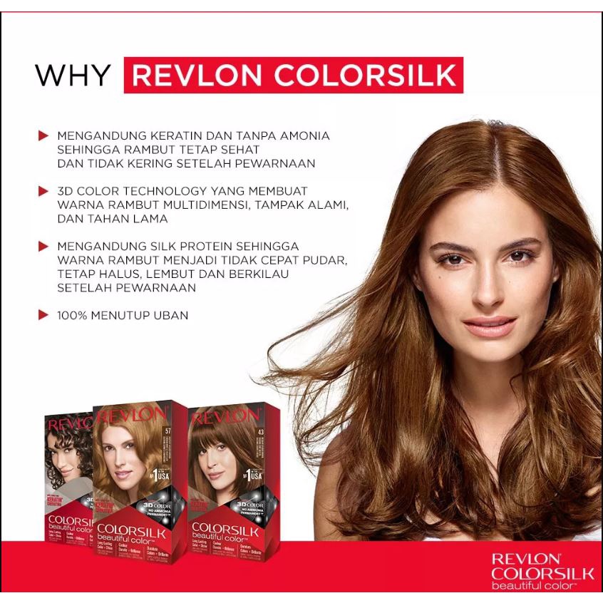 (READY &amp; ORI) Revlon Colorsilk Beautiful Hair Color / Cat Pewarna Rambut