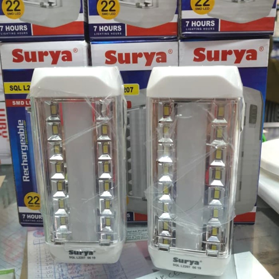 Emergency Lamp SURYA SQL L2207 - Lampu Darurat Flash Light Led 2207