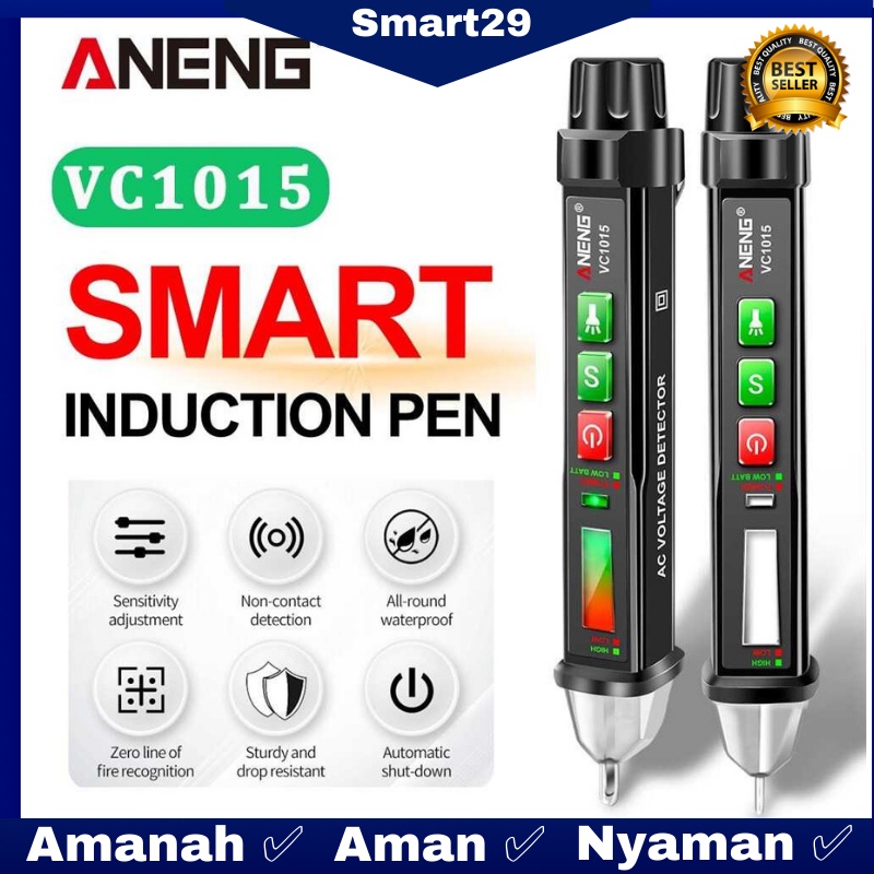 ANENG Tester Pen Non Contact AC Voltage Detector 12 - 1000 V - VC1015