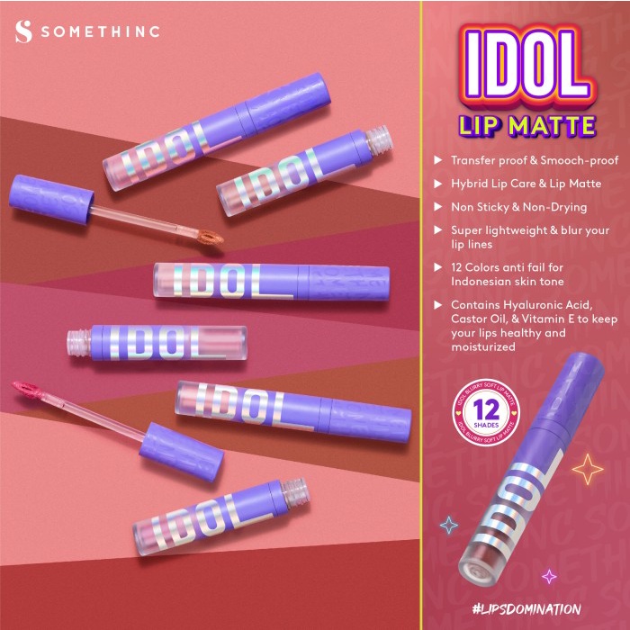 SOMETHINC IDOL BLURRY Soft Lip Matte - Lip Cream Matte - LMLY