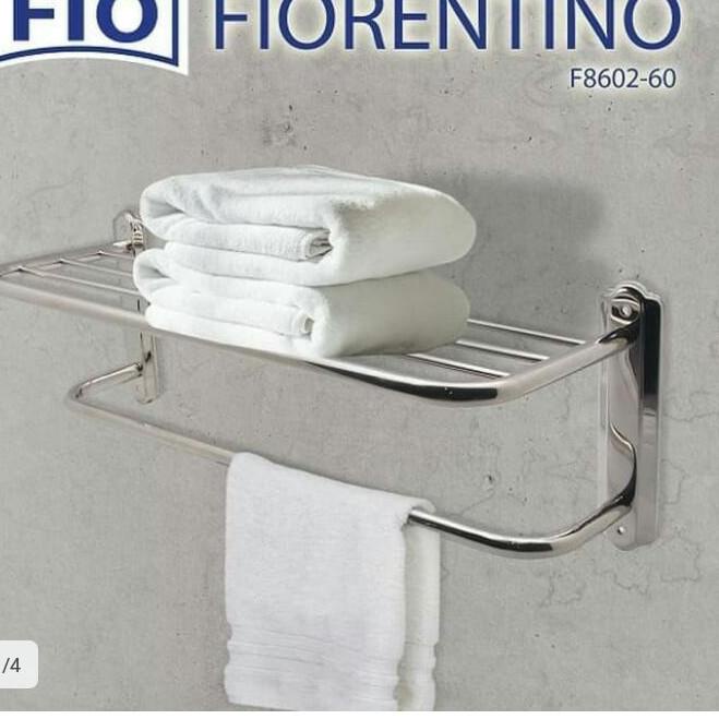 ☀ Rak Handuk 5Bar Stainless FIORENTINO 8602-Gantungan Handuk 5 susun FIO Rack Towel Hanger stenlis H